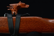 Leopardwood Native American Flute, Minor, Mid F#-4, #F40I